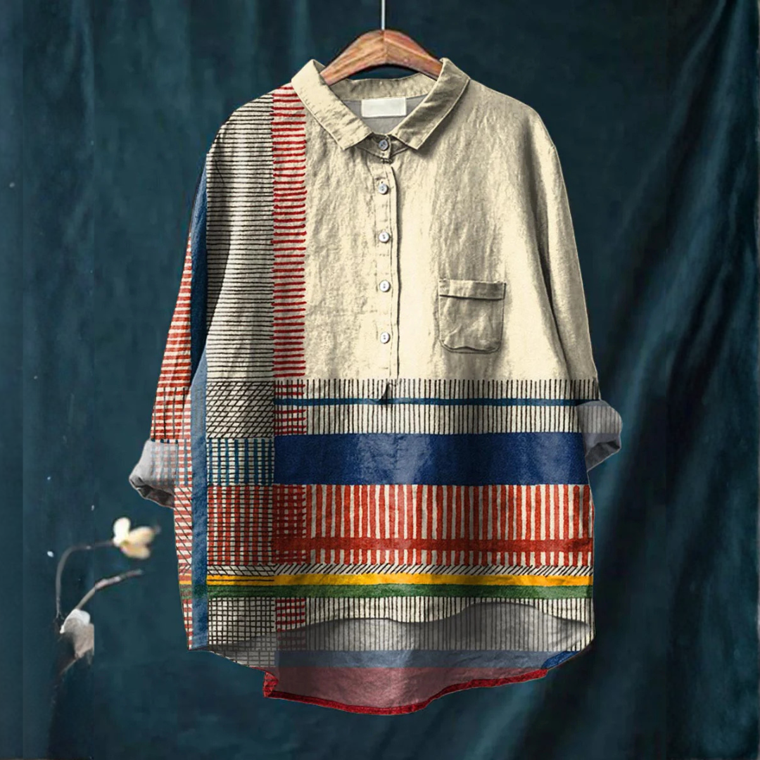 Chemise Élégante à Motif Ophélie