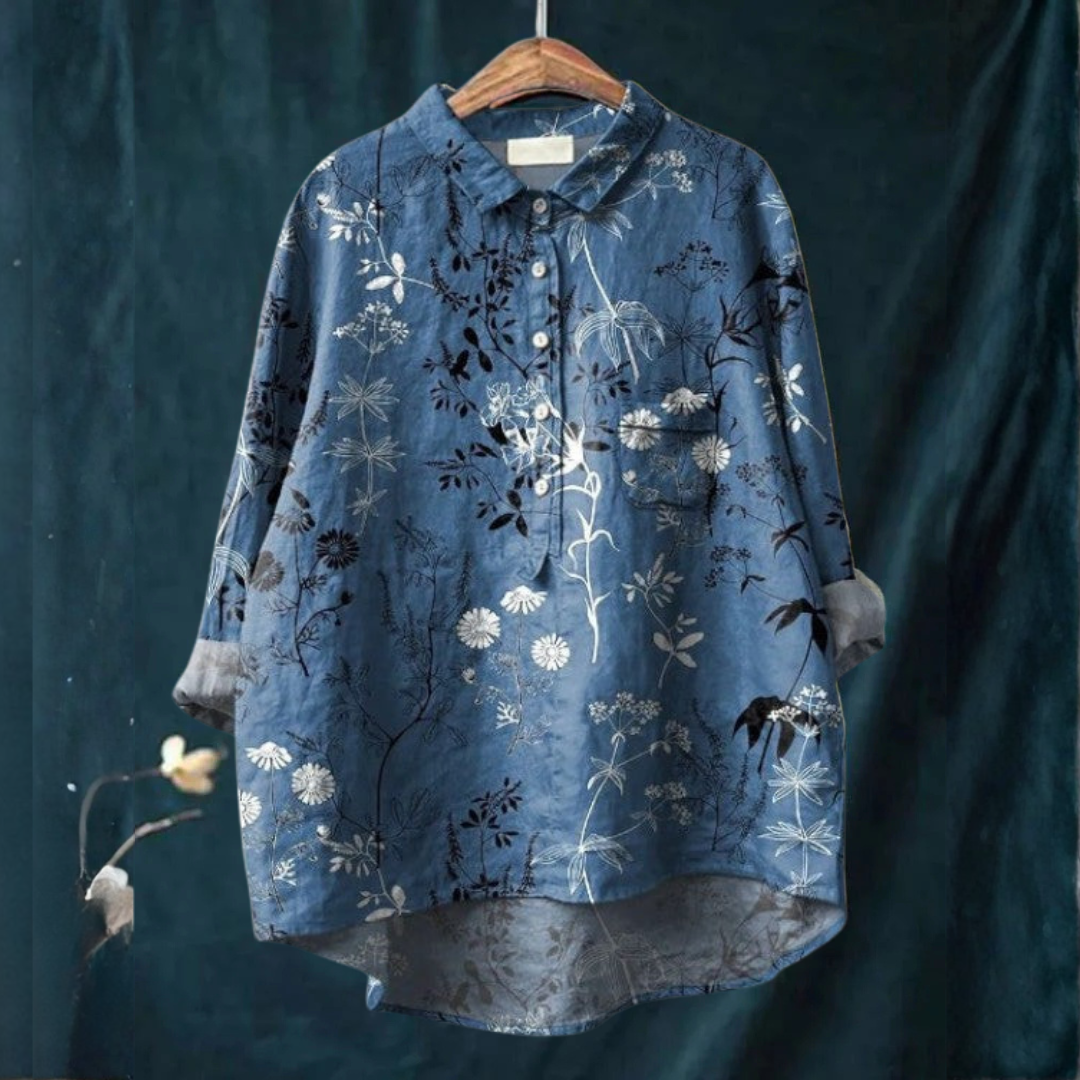 Chemise Élégante à Motif Romane