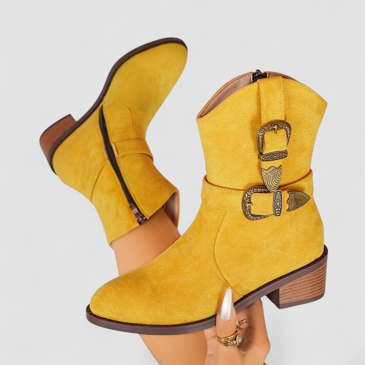 Bottes Western Orthopédiques Rosa