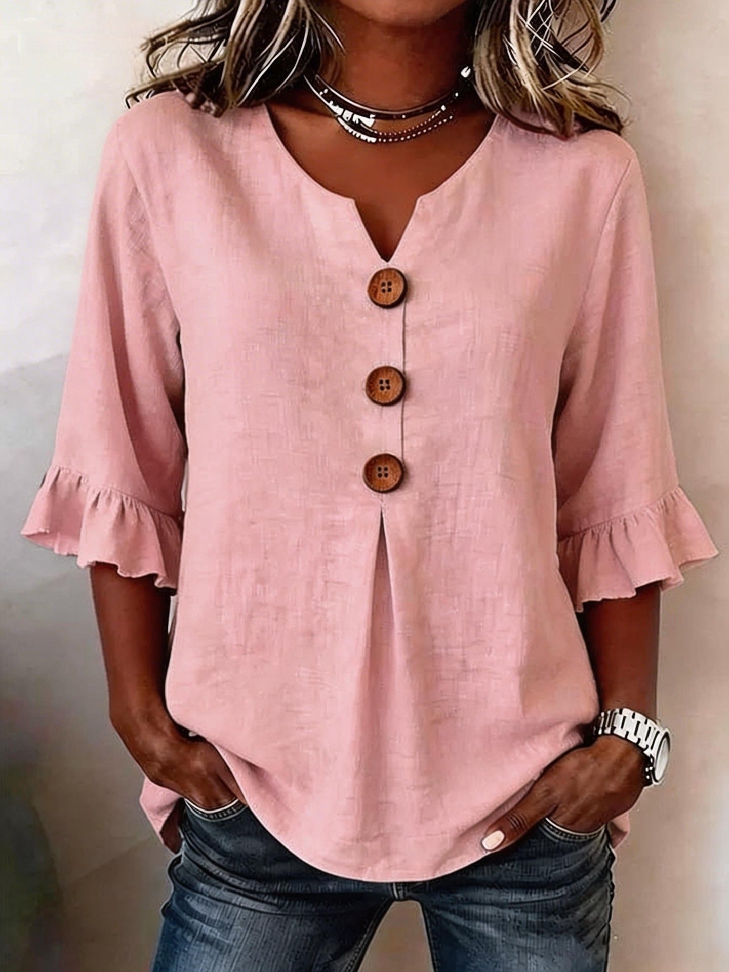 Claire Marceaux | Blouse Artistique Imprimée Coralie