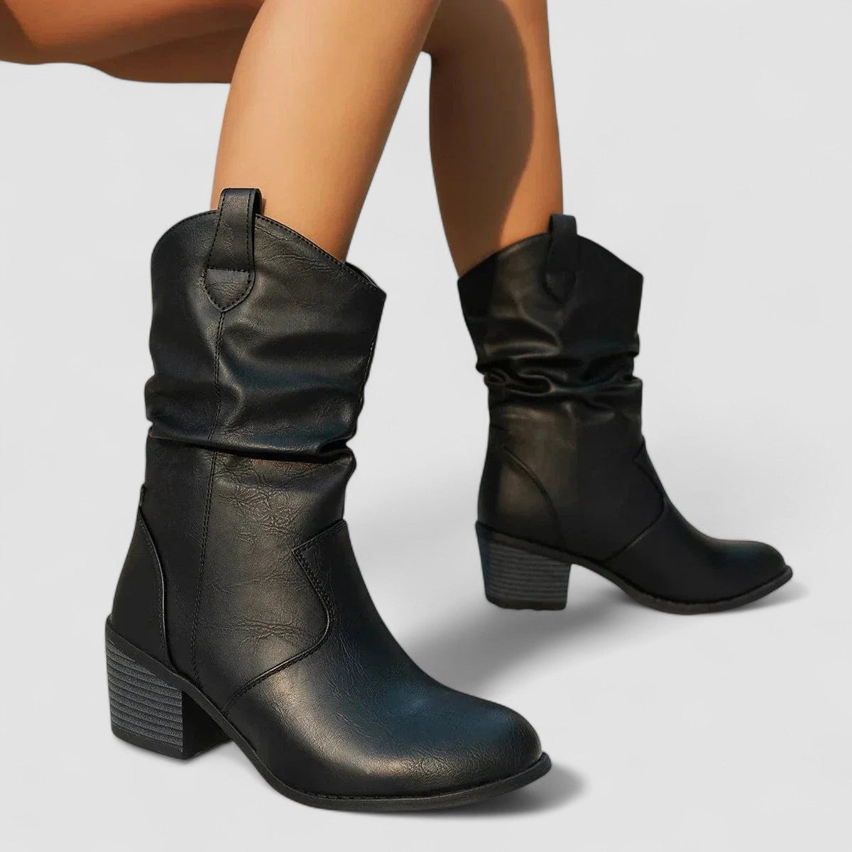 Bottes en cuir orthopédique Vivian
