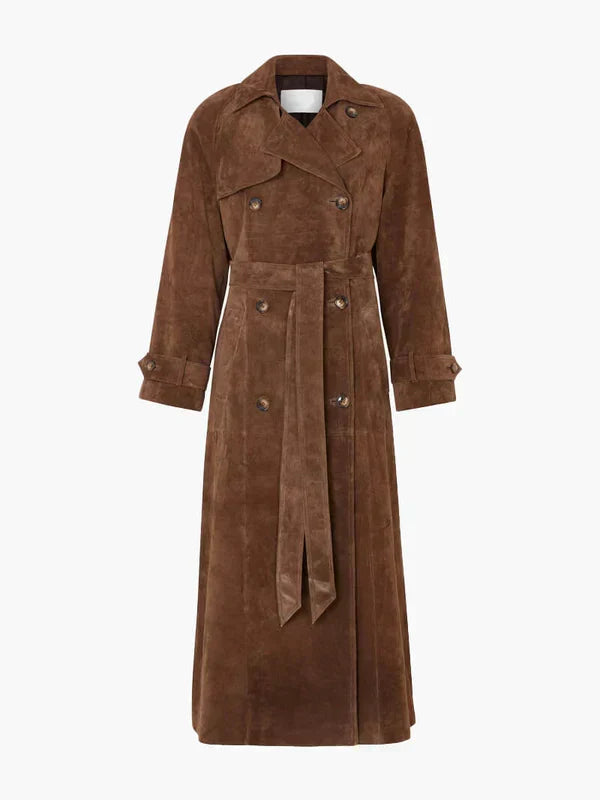 LE TRENCH CHIC EN DAIM DOUX