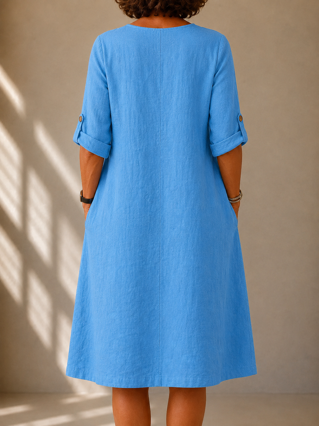Robe Décontractée Col V Claire