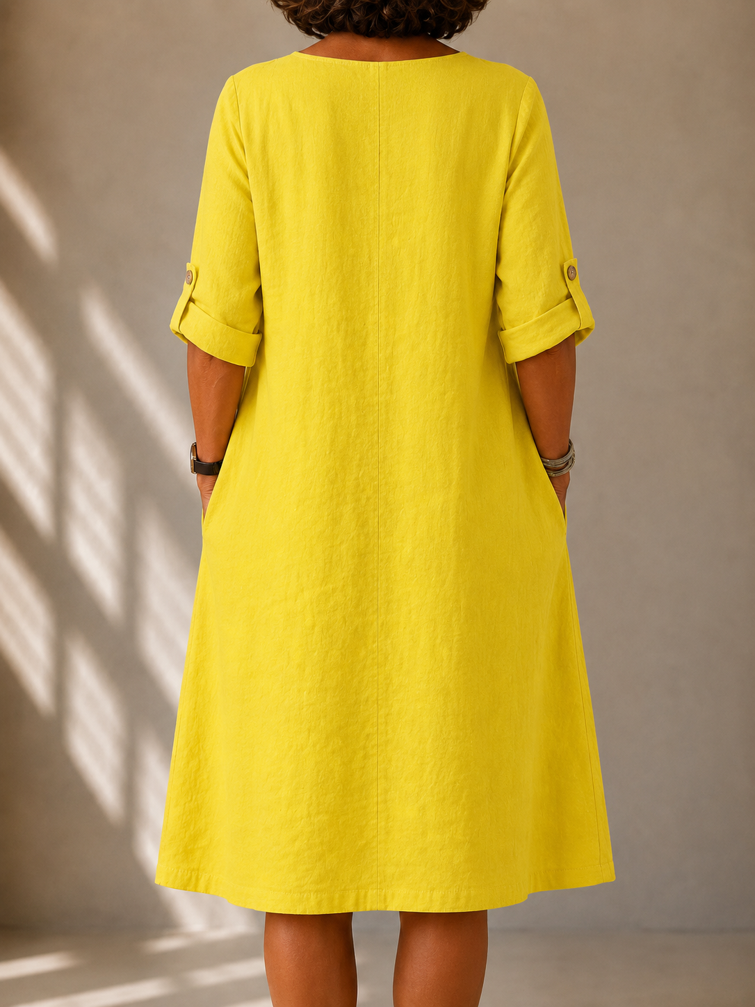 Robe Fluide Col V Sylvie