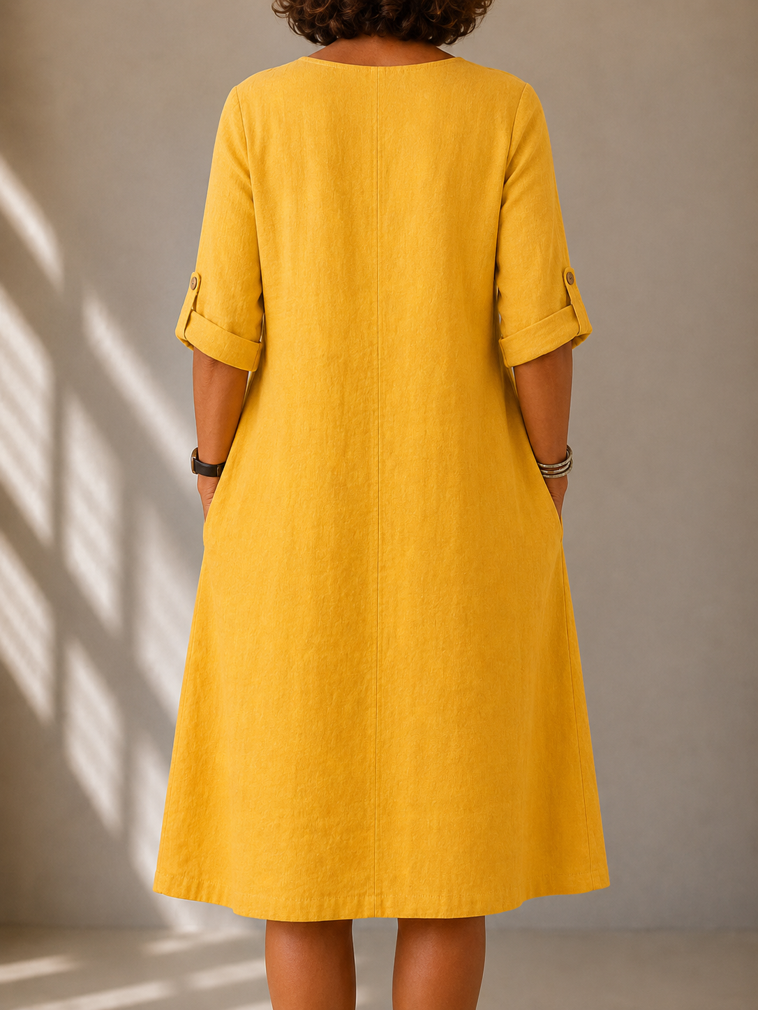 Robe Fluide Manches Longues Monique