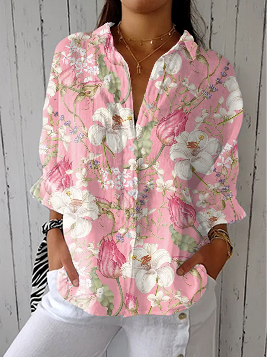 Claire Marceaux | Blouse Artistique Imprimée Véronique