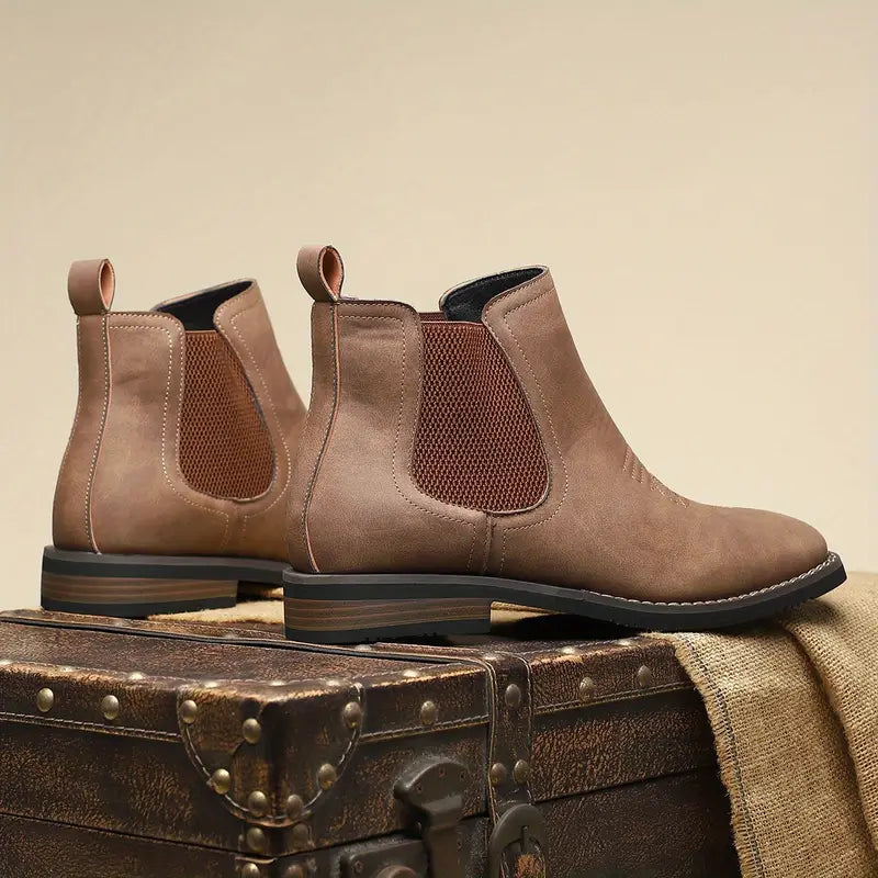 Bottes Classiques en Cuir pour Homme