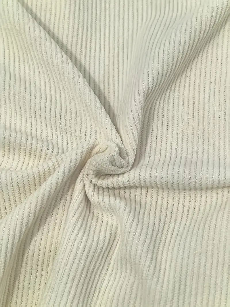 Veste décontractée en velours côtelé pour femme