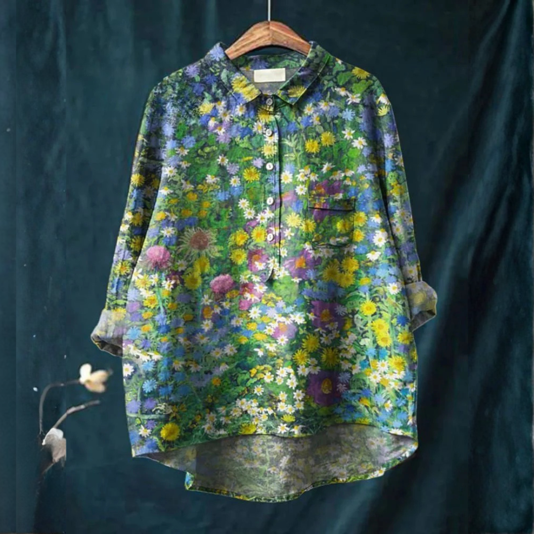 Chemise Élégante à Motif Céleste