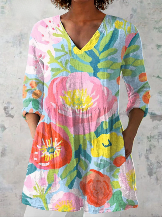 Blouse Longue Vaporeuse Claire