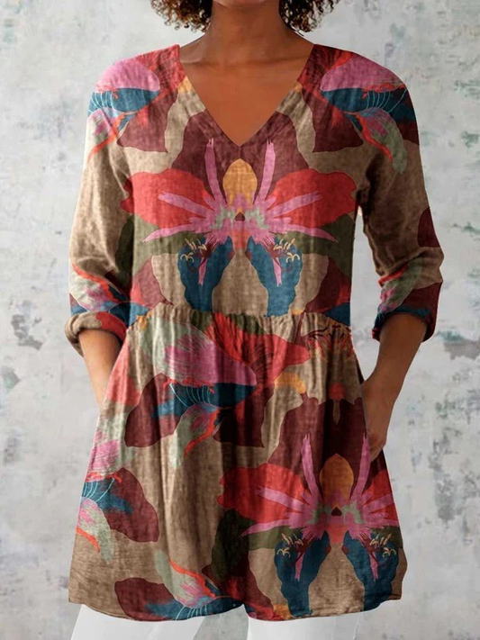 Blouse Fluide Imprimée Nicole
