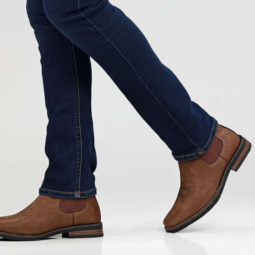 Bottes Classiques en Cuir pour Homme
