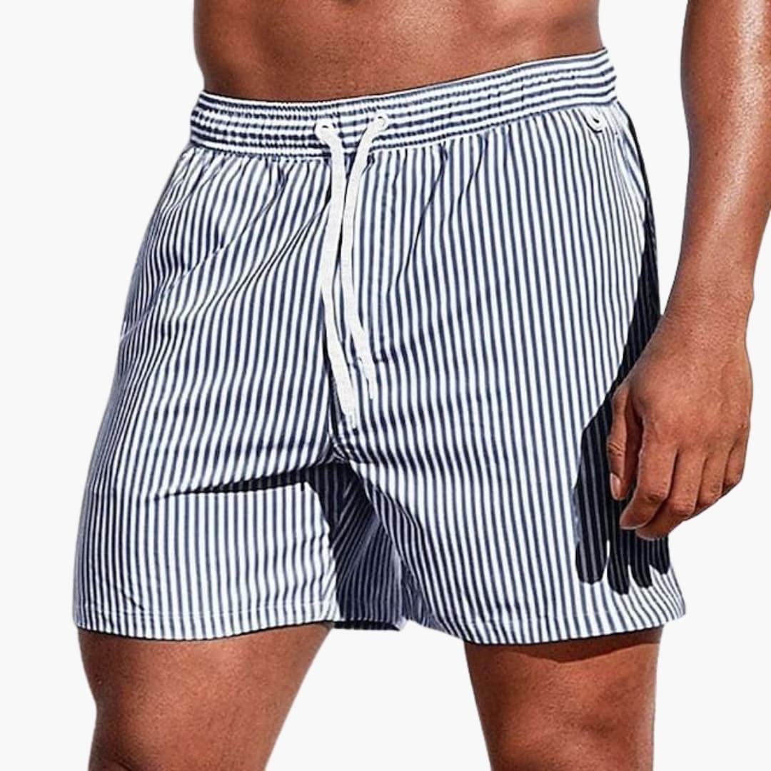 Short de Bain Rayé Lucas (1+1 GRATUIT!)