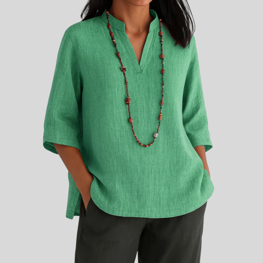 Claire Marceaux | Blouse Fleurie Élégante Amélie