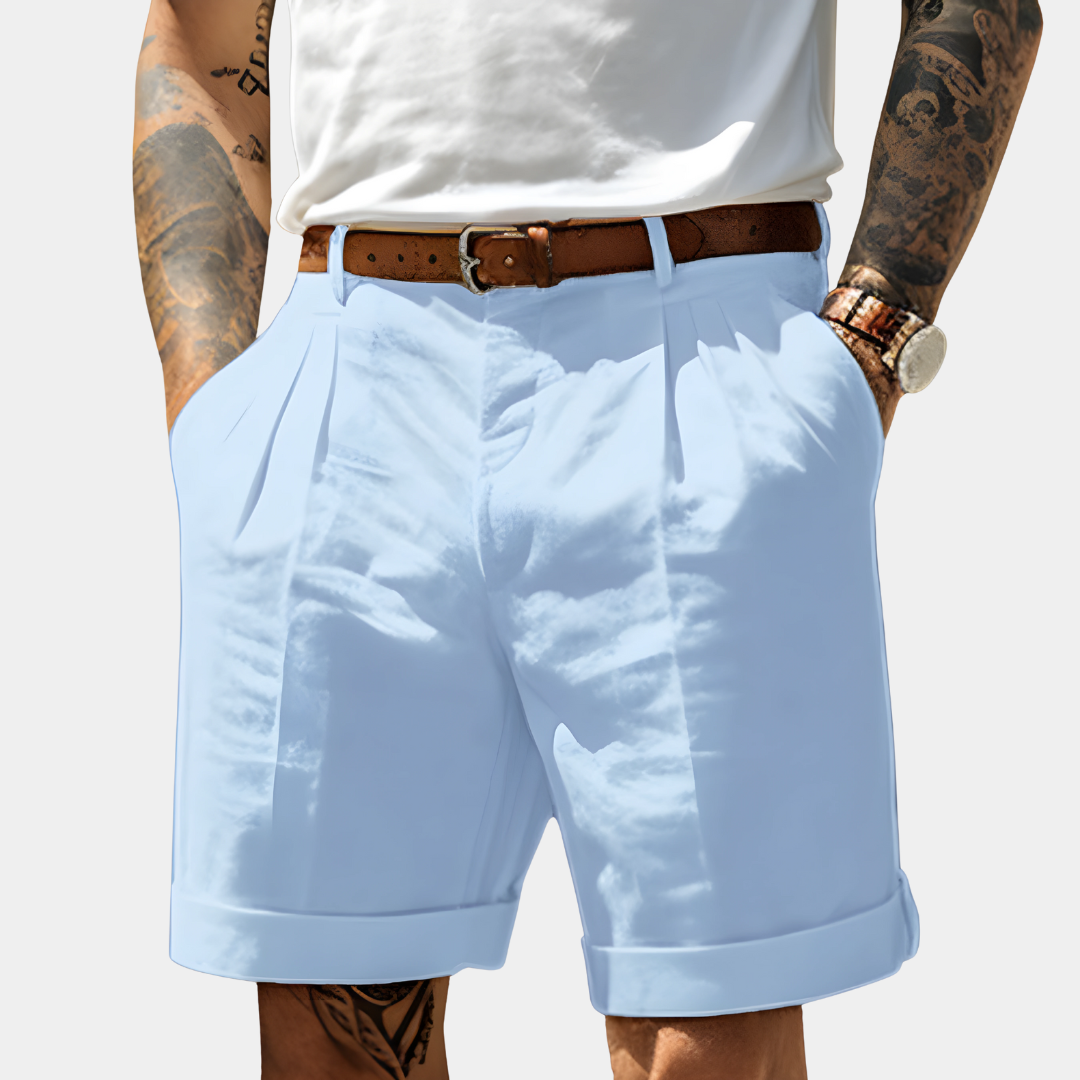 BERMUDAS ÉLÉGANTS EN COTON RESPIRANT