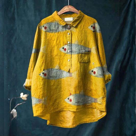 Chemise Élégante à Motif Élodie