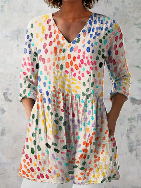 Blouse Longue Drapée Léa