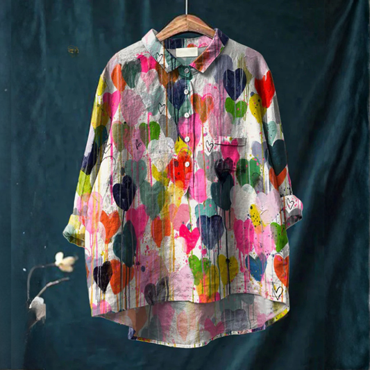 Chemise Élégante à Motif Lucie