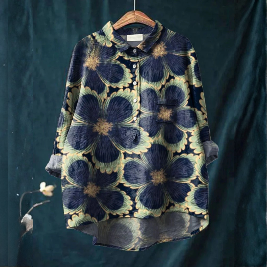 Chemise Élégante à Motif Delphine