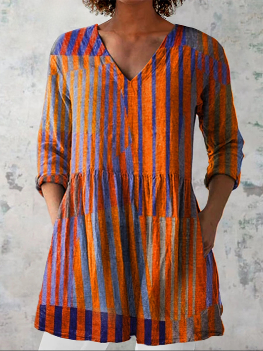 Blouse Col V Fluide Lumineuse Pauline