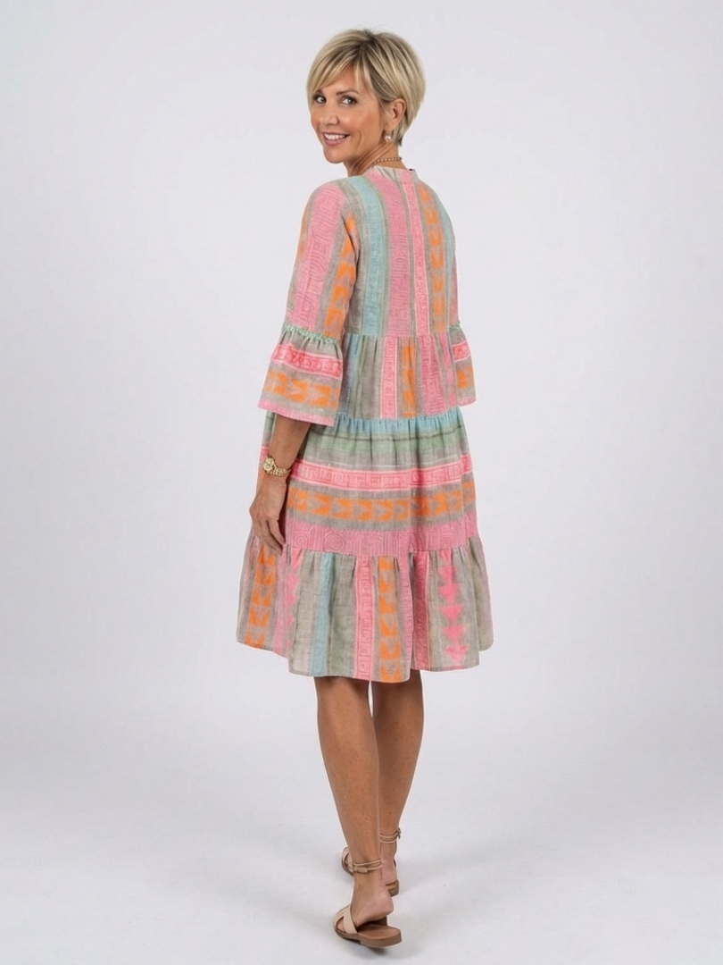 Robe à Imprimé Géométrique Maelle