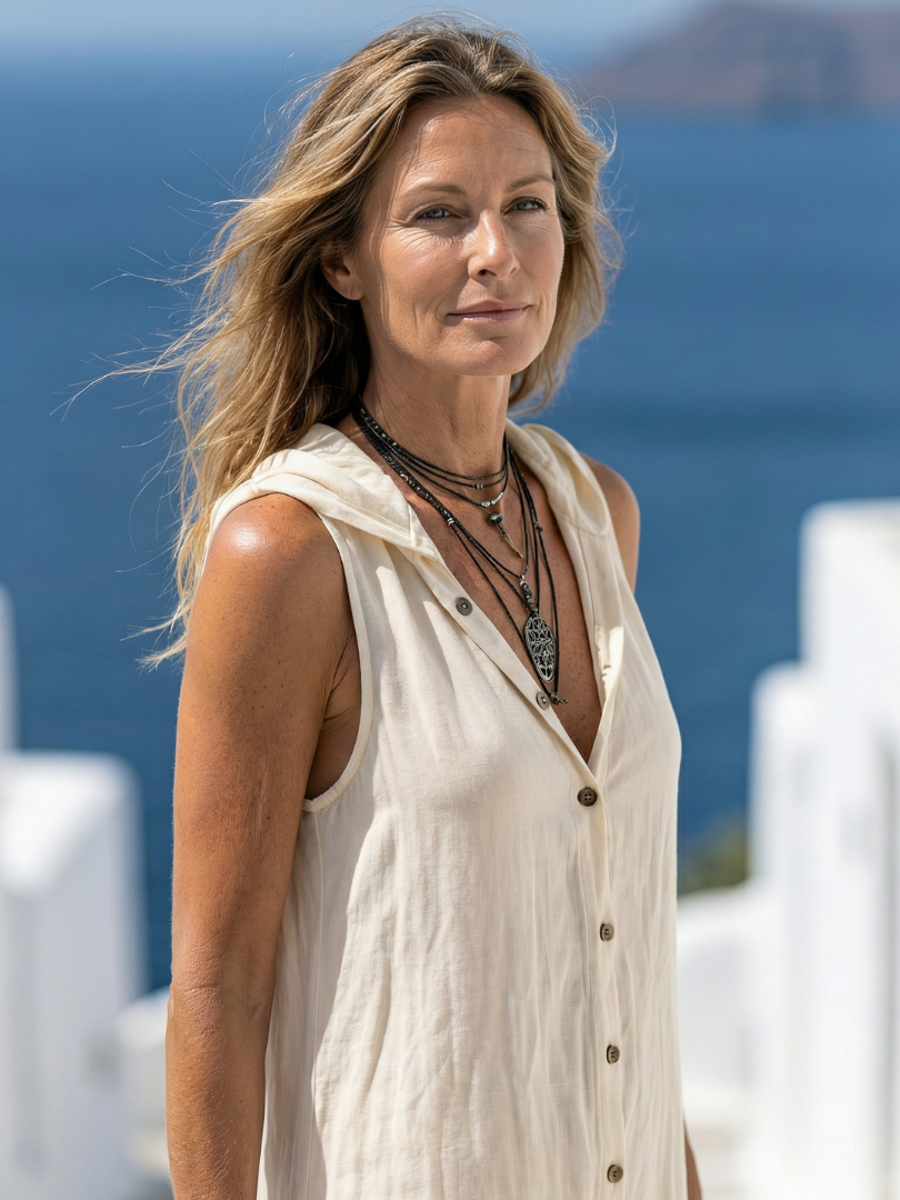Robe maxi à manches Marune