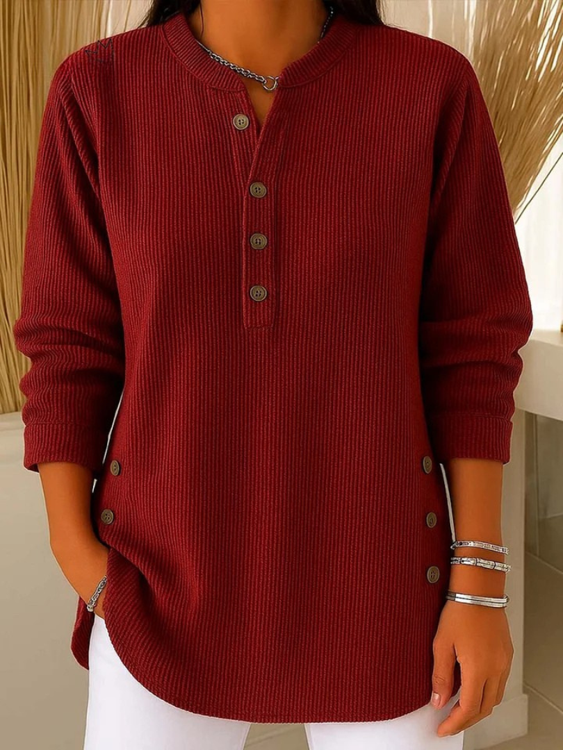 Neige - Tunique Henley à Boutons