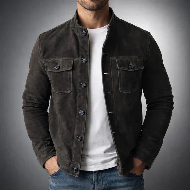 Veste Élégante Suédée Marc