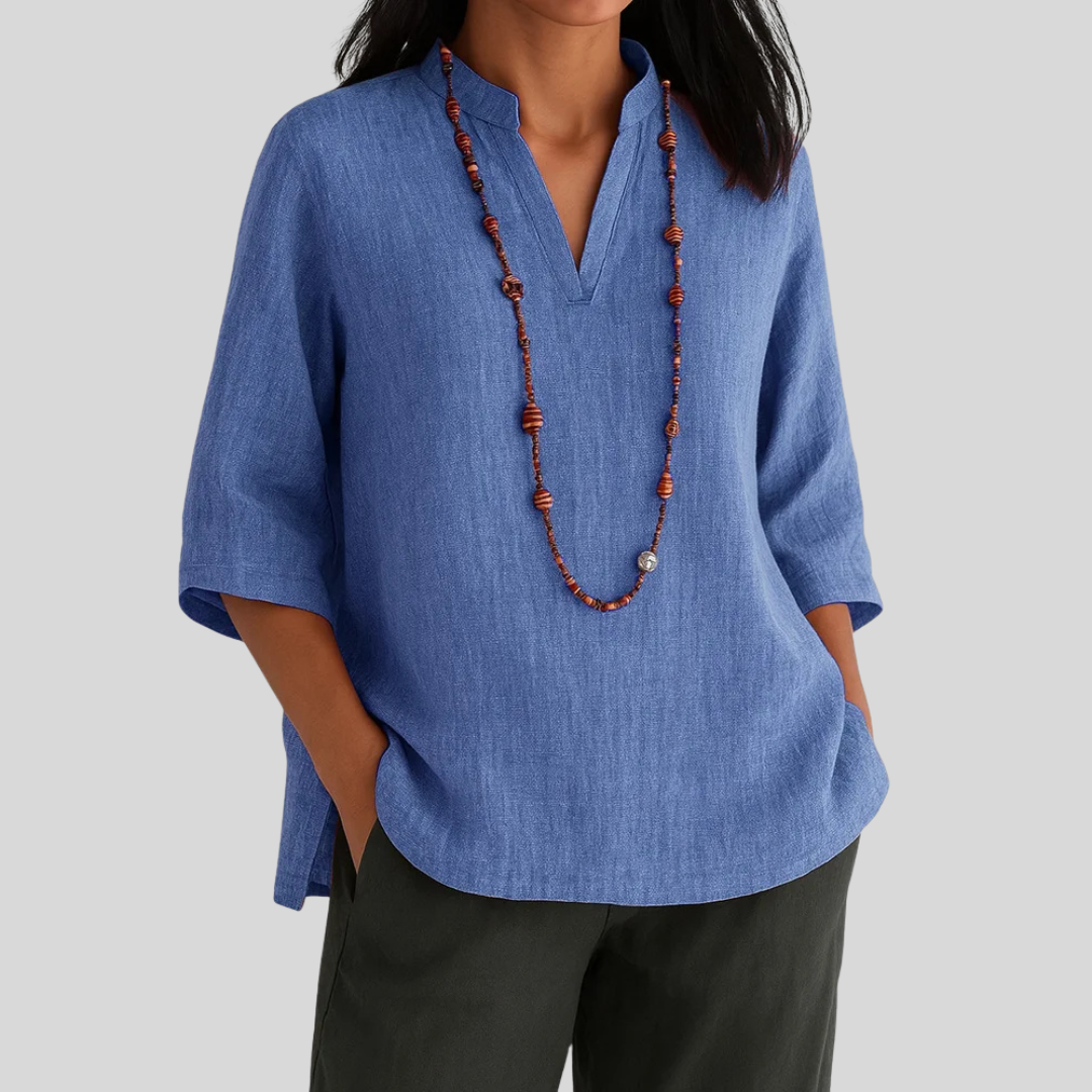 Claire Marceaux | Blouse Fleurie Élégante Amélie