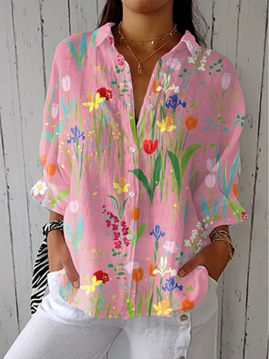 Blouse Élégante Imprimée Nathalie