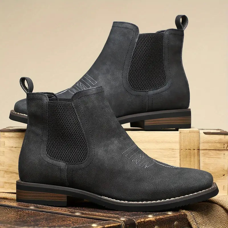 Bottes Classiques en Cuir pour Homme