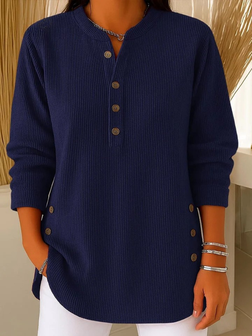 Neige - Tunique Henley à Boutons
