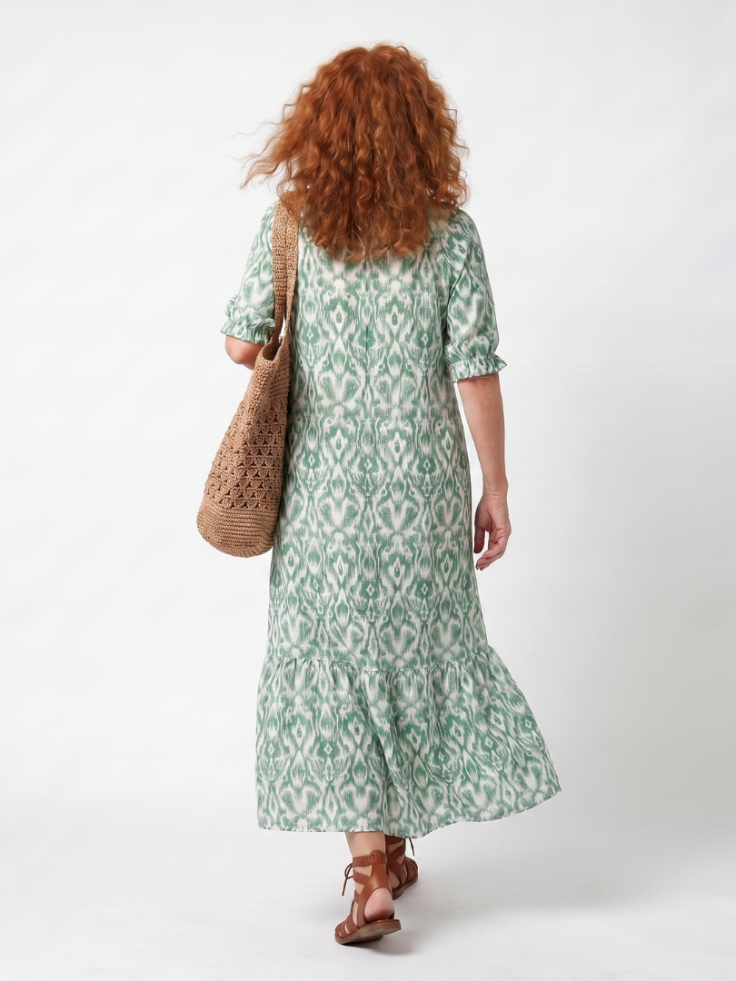 Robe Midi Bohème à Pompons Florence