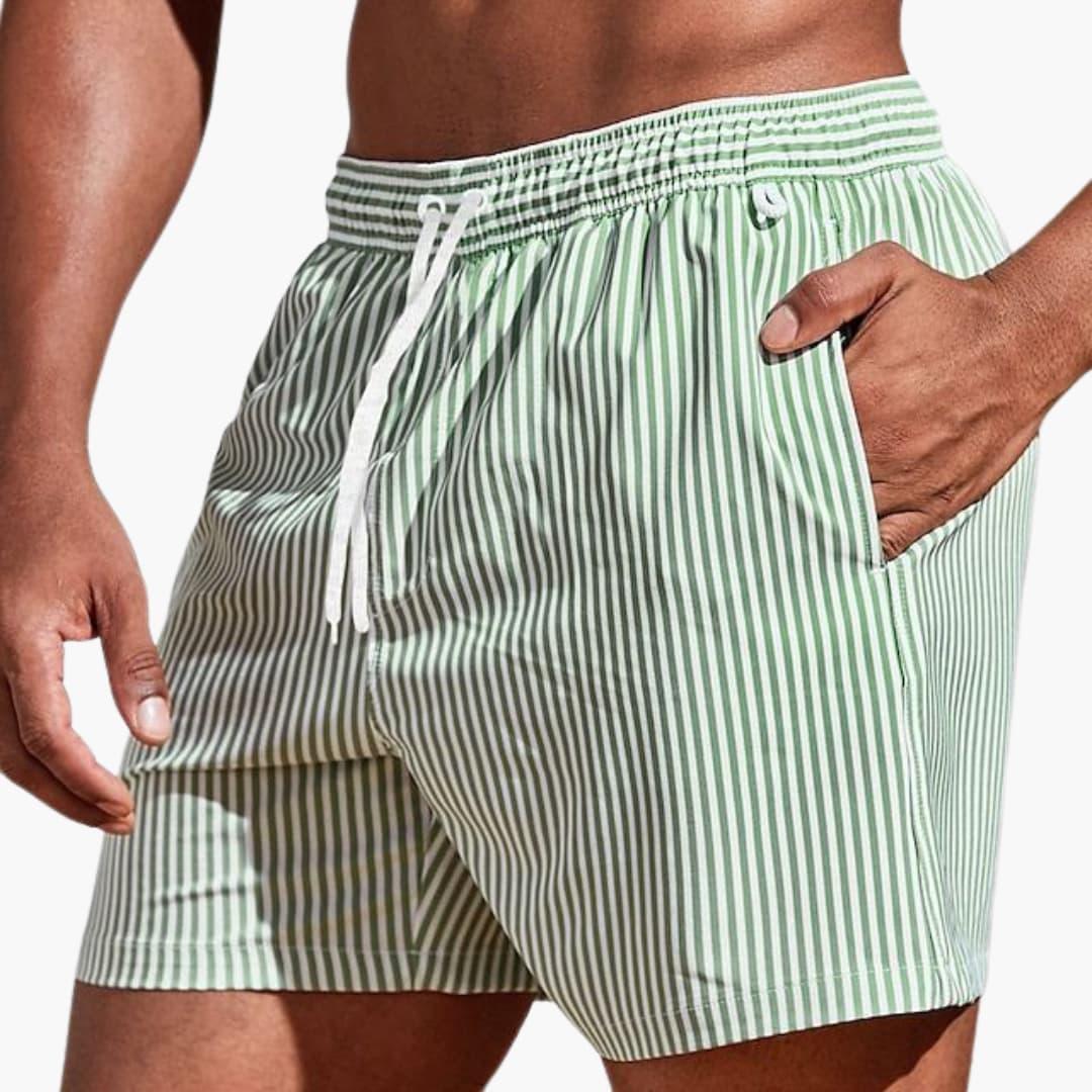 Short de Bain Rayé Lucas (1+1 GRATUIT!)
