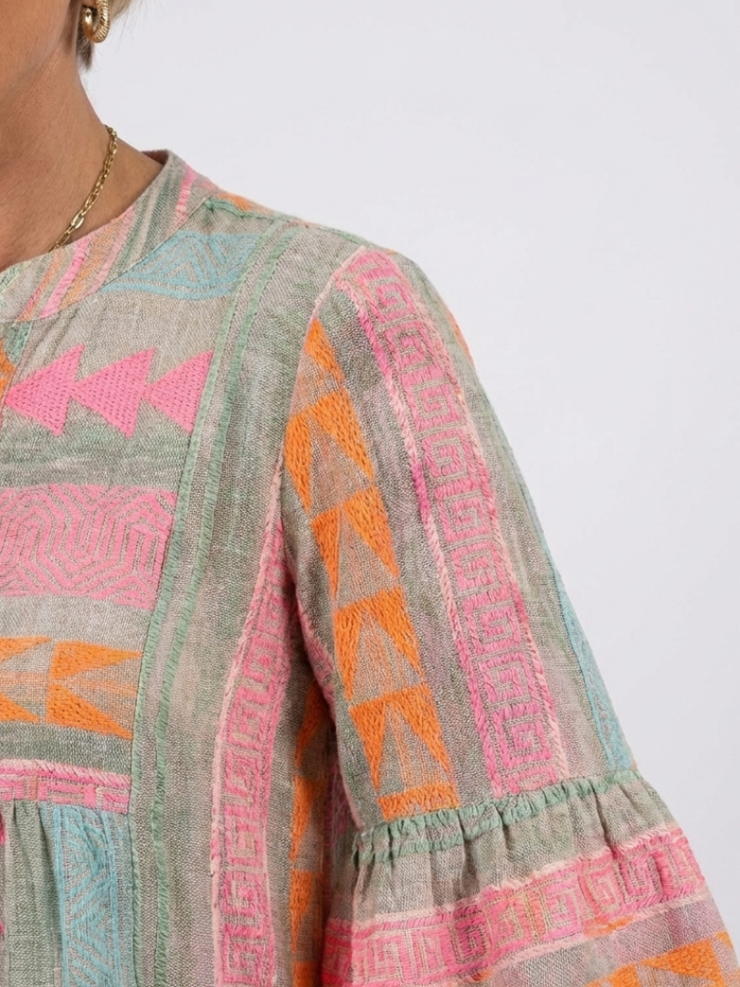 Robe à Imprimé Géométrique Maelle
