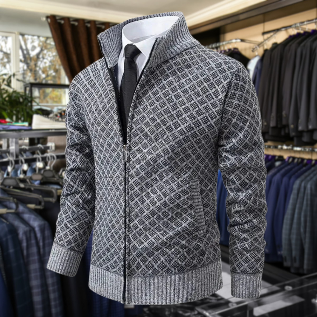 GILET HOMME PREMIUM EN MATÉRIAU SOUPLE