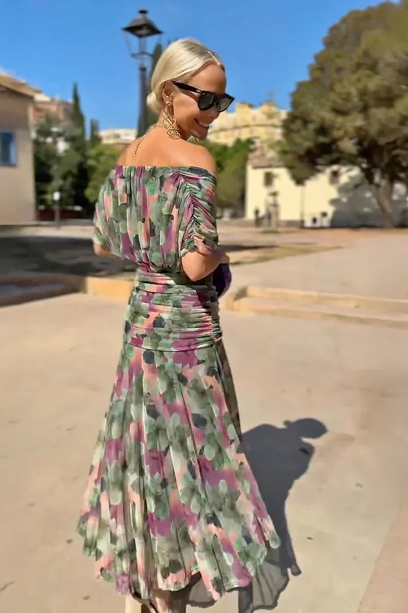 Robe Longue Fleurie Vaporeuse Christine