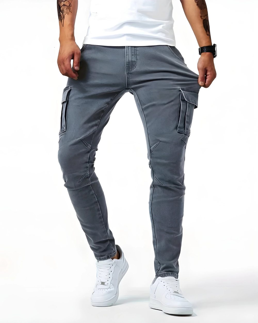 PANTALON CARGO STRETCH