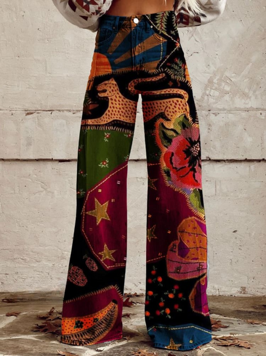 Jean Large Fleuri Bohème