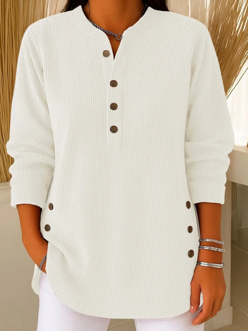 Neige - Tunique Henley à Boutons