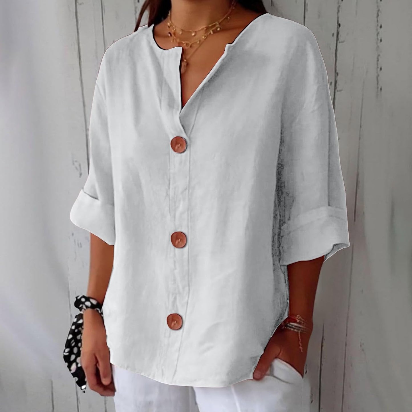 Claire Marceaux | Blouse Raffinée à Volants Marie