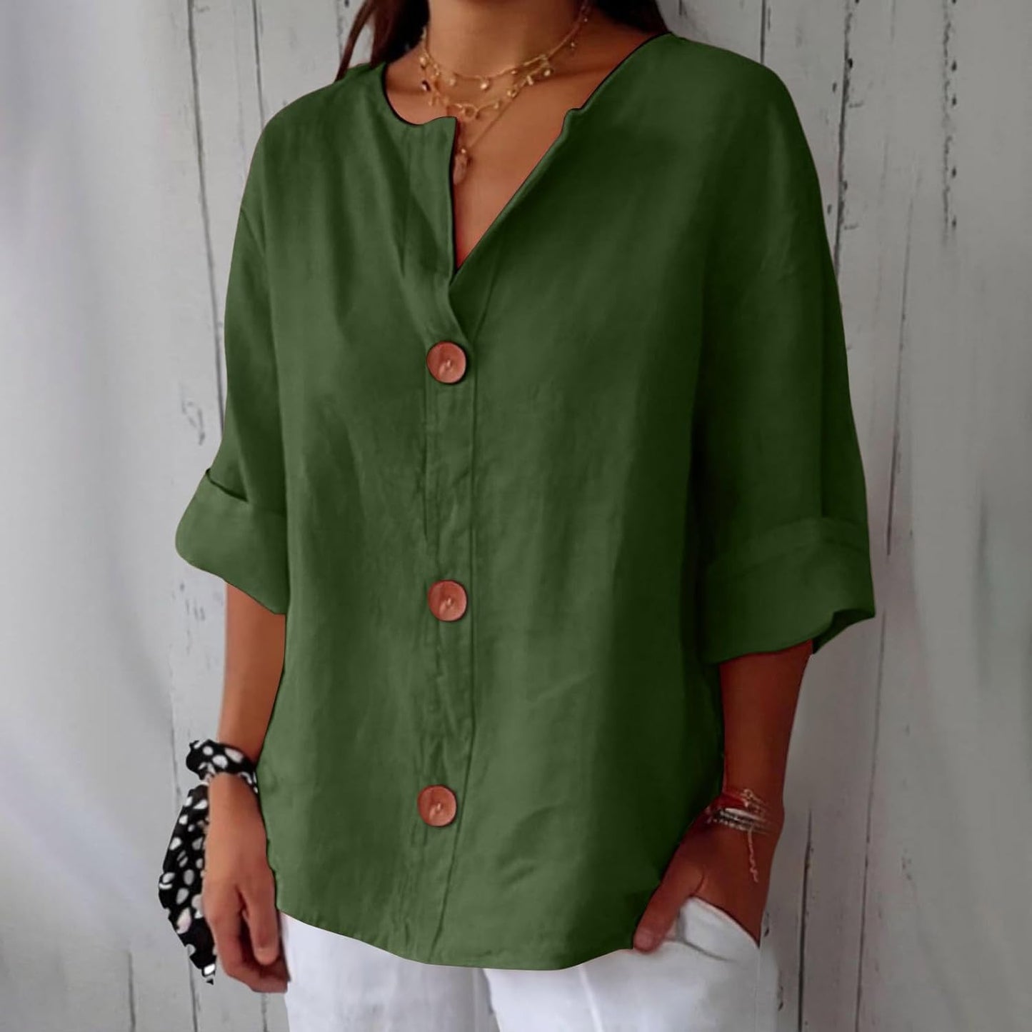 Claire Marceaux | Blouse Raffinée à Volants Marie