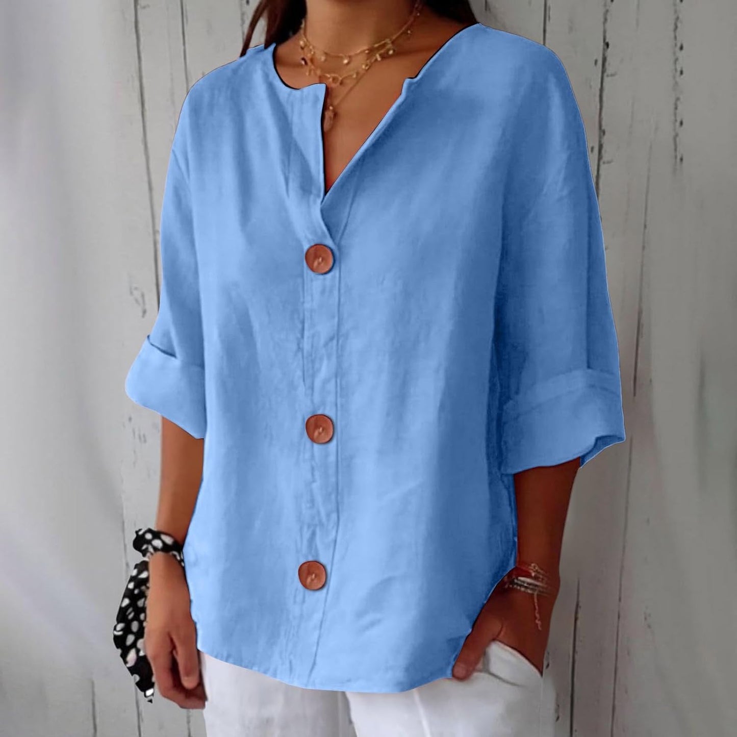 Claire Marceaux | Blouse Raffinée à Volants Marie