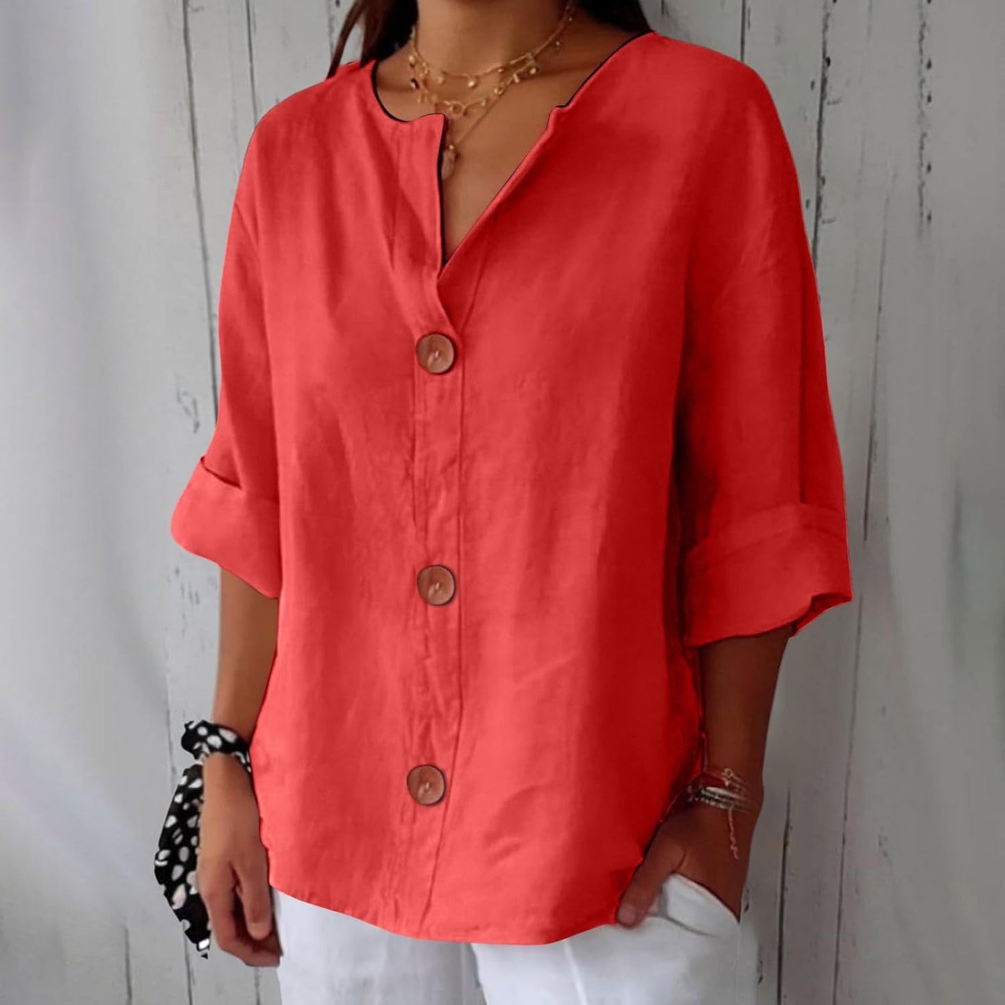 Claire Marceaux | Blouse Raffinée à Volants Marie