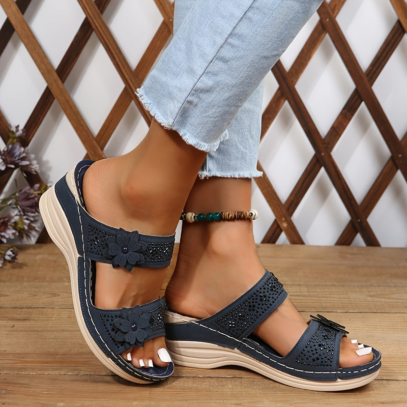 Sandales Confort Compensées Rosalie