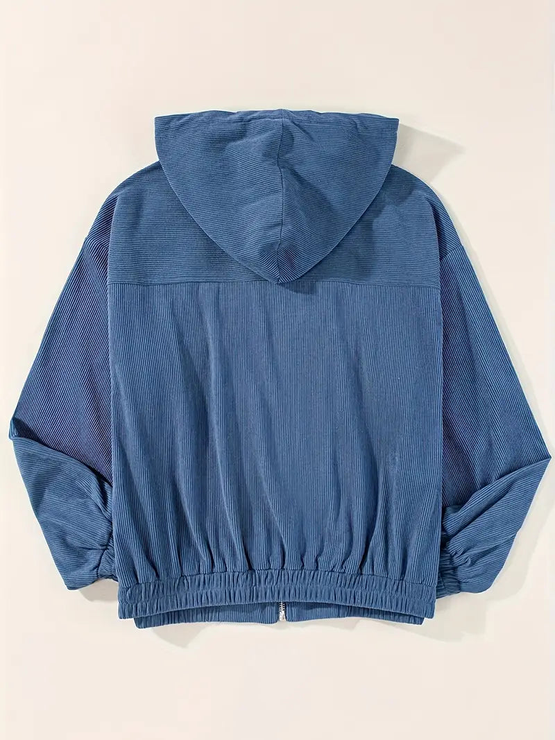 Veste décontractée en velours côtelé pour femme