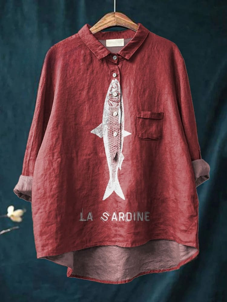 Chemise Élégante à Motif Adèle