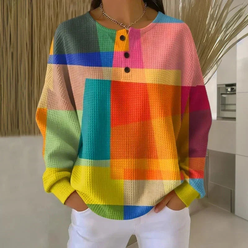 Constance - Pull Gaufré Double Épaisseur