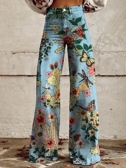 Jean Large Fleuri Bohème