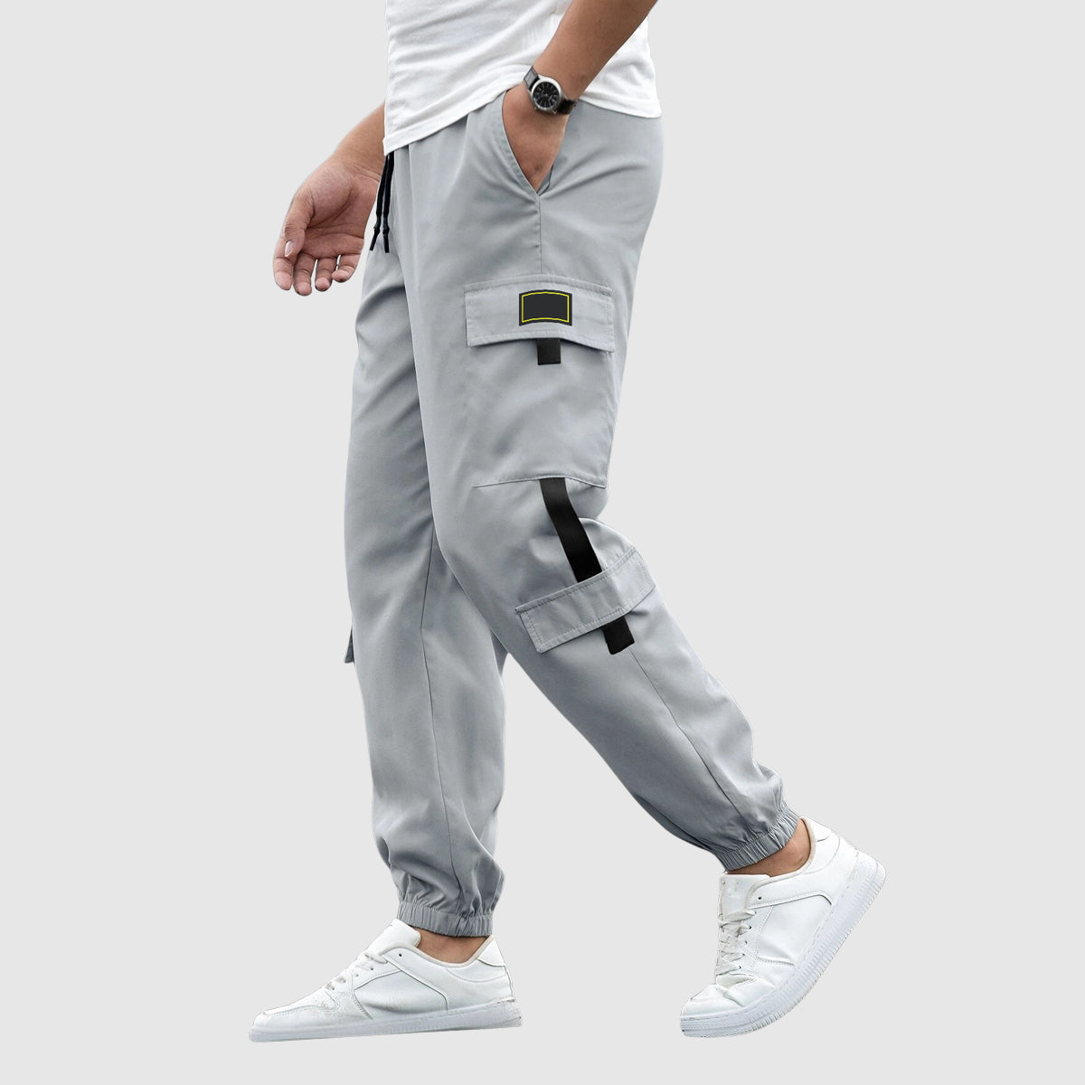 PANTALON CARGO COUPE RELAXEE